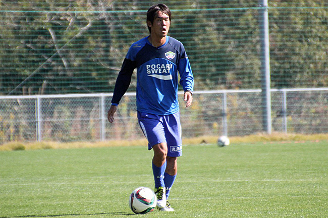昨季に続き、今季もチーム最多出場数を誇る濱田武
